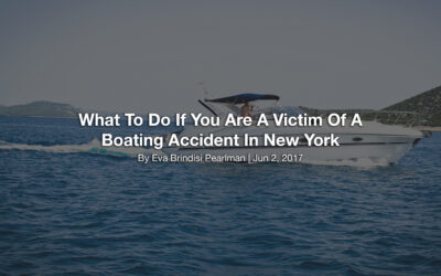 What To Do If You Are A Victim Of A Boating Accident In New York